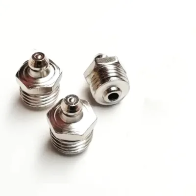 High Pressure M6 Straight 304 Grease Nipple Lubrication System Nozzle
