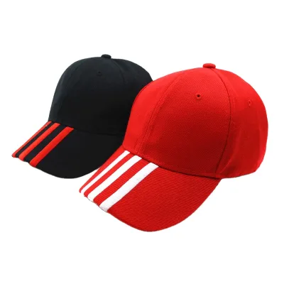 Men Women Outdoor Sport Black Simple Sunscreen Duck Tongue Leisure Sun Caps Baseball Trucker Hats With logo on Bottom