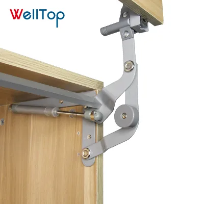 WELLTOP Furniture Hardware Accessories Kitchen Hardware Cupboard Lift up System Bracket Flap Stay Soft Open Cabinet Lift Support