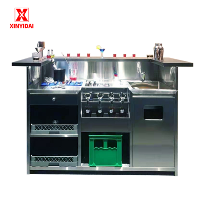 Movable Cocktail bar Commercial bar Hotel Restaurant Outdoor Cocktail Station