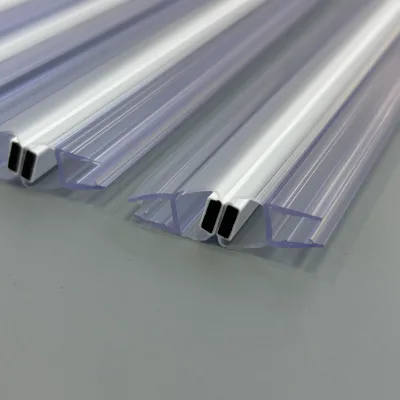 Transparent PVC Magnetic Waterproof Strip for Shower Doors for Bathroom Usage