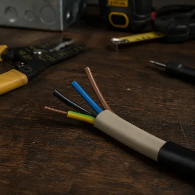 JINDE NYY DIN VDE 0276 Power Cable Class 2 Flexible Stranded Oxygen-free Copper PVC Black UV Resistant Jacket 0.6/1KV