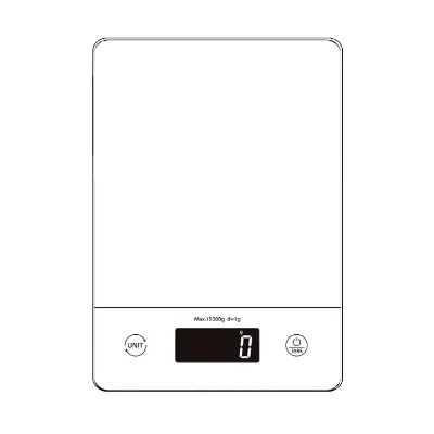 Canny Ce Rohs Tempered Glass International Home Bakery Kitchen Scale Digital Weighing Food Kitchen Scales 15kg