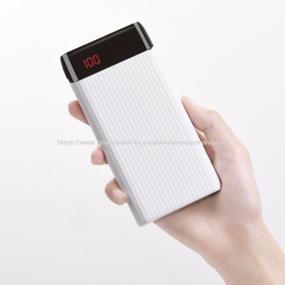 Power bank with 10000mAH capacity -LCD display