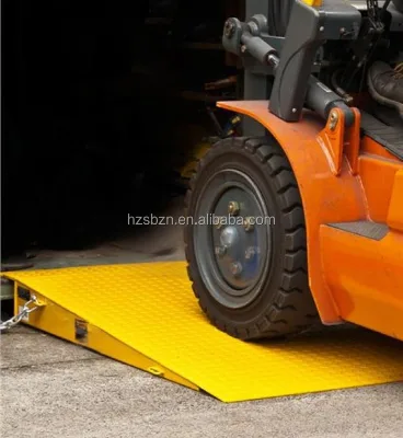 4 Meter Heavy-Duty Steel Loading Ramps for High Trailers and Container Trucks Long-Lasting Plate & Board Solution
