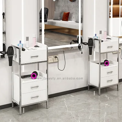 Popular Barber Tool Car, Multifunctional Barber Station Tool Cabinet, Drawer Barber Salon Trolley