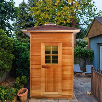 Eco-friendly Outdoor Sauna 2 Person Waterproof Full Spectrum Infrared Sauna After Sports