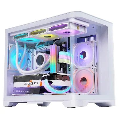 Wukong Anime Gaming PC Case RGB Desktop Computer Tower ATX Tempered Glass Custom Gamer Computer Case