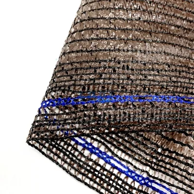 2024 Popular Outdoor Garden Anti-uv Knittex Shade Net Clips Brown Shade Net Cover