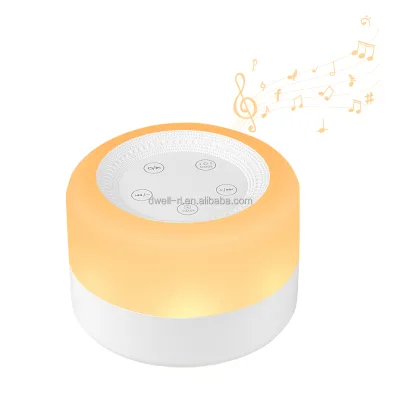 White Noise Sound Machine Soothing White Noise Pink Noise Sleep Instrument Machine Therapy Sound Relax Lamp Timing Function