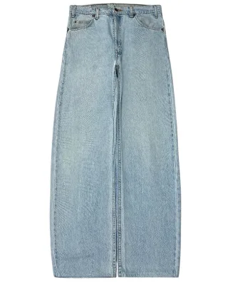 14oz Men's Baggy Fit Straight Leg Streetwear Stone Washed Denim Embroidery Distressing Printing Solid Pattern for Spring Autumn