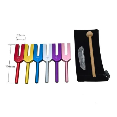 4096C High Frequency Resonant Tuning Fork 4096HZ Aluminum Alloy OEM Tuning Fork Fine Work