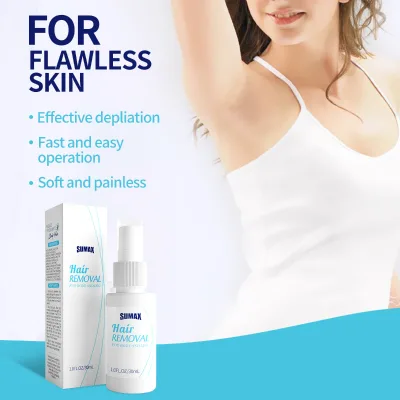 Hair Removal Spray, 30ml/1 Fl oz Depilatory Solution for Legs, Arms, Underarms, Chest and Bikini Line Body Hair Removal