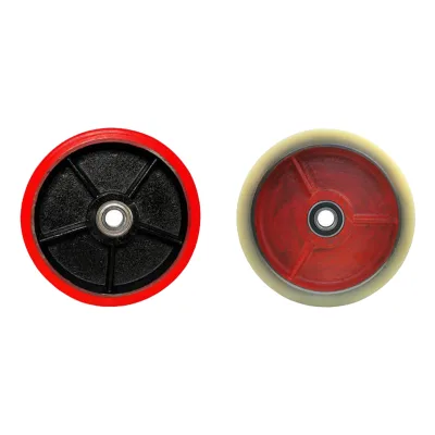 China Design Wholesale PU Foam Wheel Forklift Load Roller Wheel Forklift Wheel