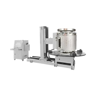 ZIXU Industrial Grade Dot Peen Marking Machine for Large Flanges & Vavles for Large Rotary Table Permanent Circumference Marking