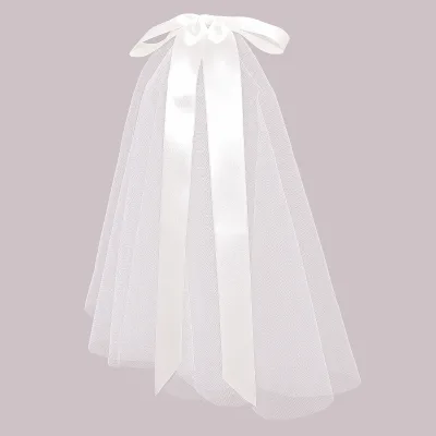 Wedding Decoration Bride Large Bow Hairpin Veil Decor