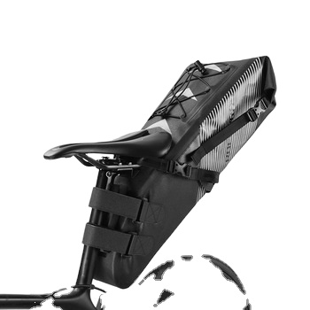 Waterproof Bike Saddle Bag Reflective Large Capacity Foldable Carrier Bag Cycling MTB Trunk Pannier Bag