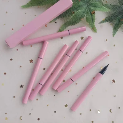 Custom Logo Long Wear Vegan Black Eyeliner Pencil Popular for Eye Makeup With Mineral Ingredients Waterproof Liquid Eye Liners