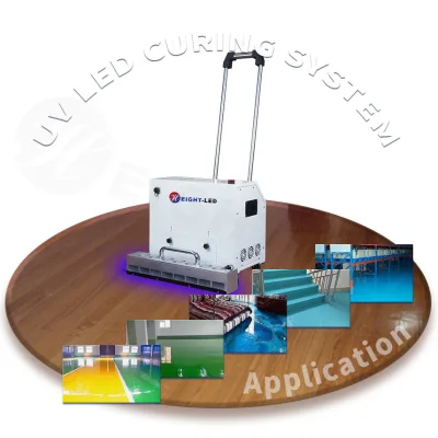 Promotion 2000W UV LED Curing Machine 395nm Dry Cabinet Epoxy Wood UV Coating Dryer at 220V Cheap