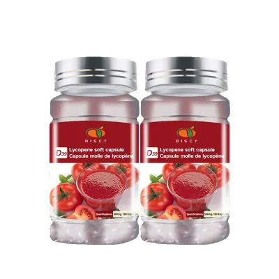Private Label OEM/ODM Natural Blended Lycopene Softgel Capsule Tomato Vitamin Supplement Antioxidant Energy Pregnant Women
