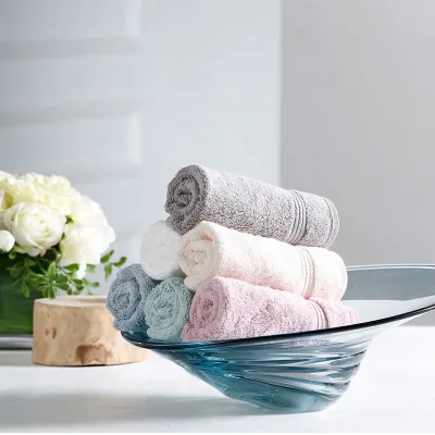 Professional 100% Cotton Face Towels - Highly Absorbent Quick Dry for Hotel Bathroom Wholesale