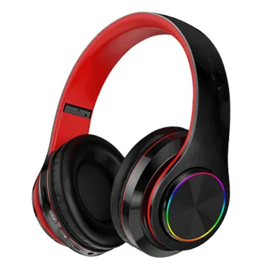B39 Wireless Headphones Portable Folding Gaming Headset With HD Microphone LED Breathing Lights Headset Support TF Card