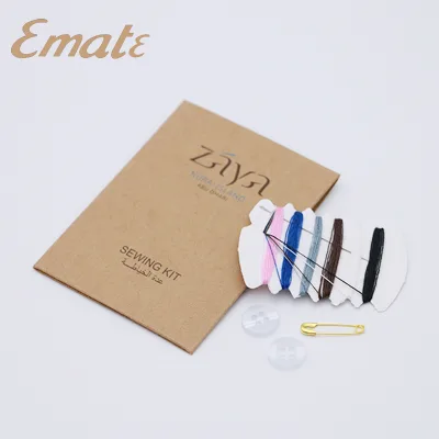 Hotel Sewing Kit in Kraft Box