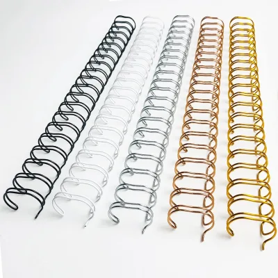 Quanheng STB18 Iron Double Loop Spiral Binding Wire for Notebooks Size 34 Teeth