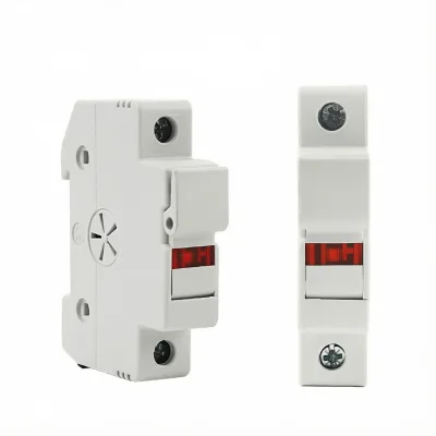 DIY GO Solar PV 1000V High Breaking Capacity Plastic Fuse Holder for 10*38mm Fuses Indicating Fast Blow DGPV-32