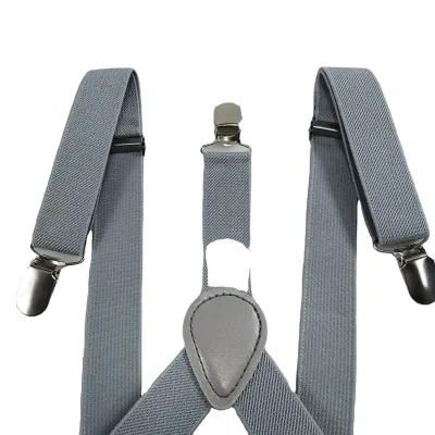 Wholesale Elastic Suspenders Adjustable Polyester Braces Suspender Clip for Kids