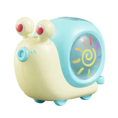 Customized Cute Pull String Snail Toy with Light up Chain Toy Interactive Walking Toy for Toddlers Early Learning Toys