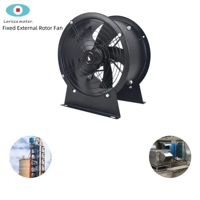 Factory Powerful Exhaust Fan Ventilator Fixed External Rotor Fan Mining Enterprise Building Ventilation