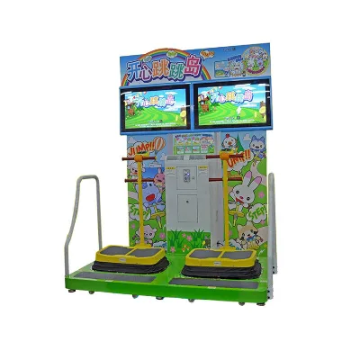 Coin Operated Arcade Sport Happy Jumping Island Jumping Game Machine for Sale