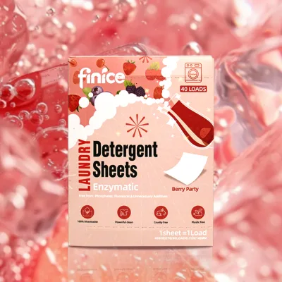 Berry Party Laundry Detergent Sheet Strip 11*14cm Concentrated Laundry Sheets