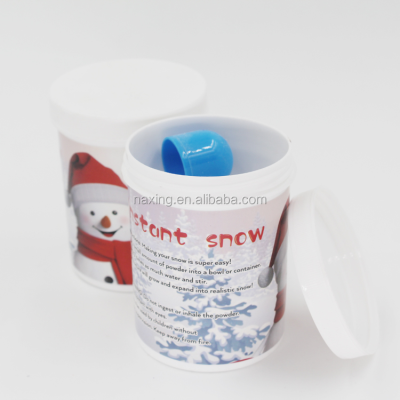 Wholesale Man Made Instant Snow for Christmas Decoration Novelty Artificial Snow White Magic Snow Powder