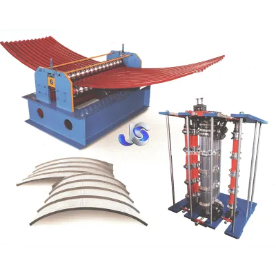Making Metal Roof Iron Stainless Steel Angle Hydraulic Automatic Aluminium Crimping Curving Bend Machine