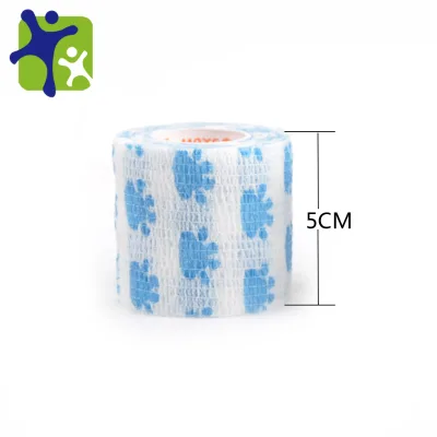 5cm Self Adhesive Bandage Finger Wrap Protecting Plaster Elastic High Quality Non Woven Bandage