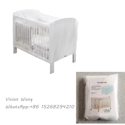 2024 Hot Selling Wholesaler Factory Direct Sale Quality Assurance Polyester Mesh Baby Cot Crib Mosquito Net Children's Yurt
