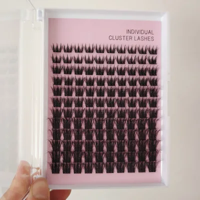 Wholesale Manga Spike Lashes Wispy Cluster False Eyelashes with Bottom Fluffy Eye Lash Extensions Kit Mix Cluster Lashes