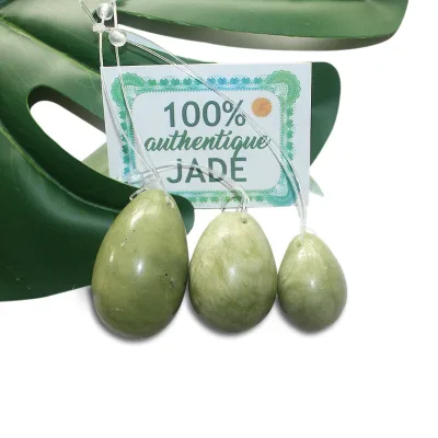 Cheap Buy 100% Natural Xiuyan Jade Yoni Eggs Vaginal Tightening Washable Wholesale