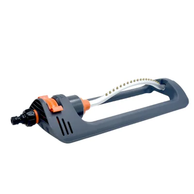 19 Holes Metal Garden & Farm Farmland Oscillating Sprinkler with 15L/Min Flow Rate for Lawn Flower Agricultural Irrigation