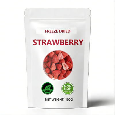 Best Strawberry Freeze-Dried Fruit No Sugar Added Freeze-Dried Strawberry for Food Industry