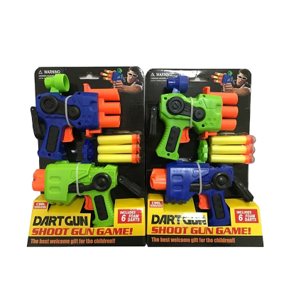 Pop Shooting Gun Toy Air Soft Bullet Gun Plastic Rubber Bullet Gun Toy