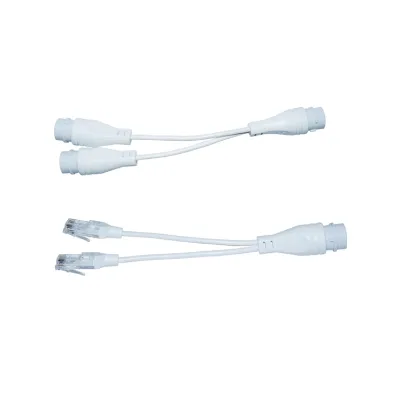 Hot Sale 1 to 2 POE Power Over Ethernet Splitter for IP Camera Installation Durable Housing