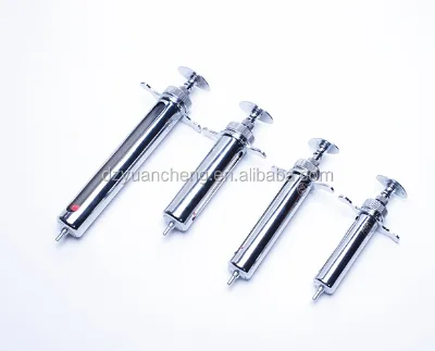 stainless steel animal using Veterinary 10ml 20ml 30ml 50ml Vet Automatic metal Syringe