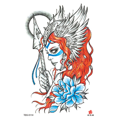 Low MOQ Temporary Tribal Back Tattoos Colorful & Transferable Fake Animal Flower Designs for Women and Men