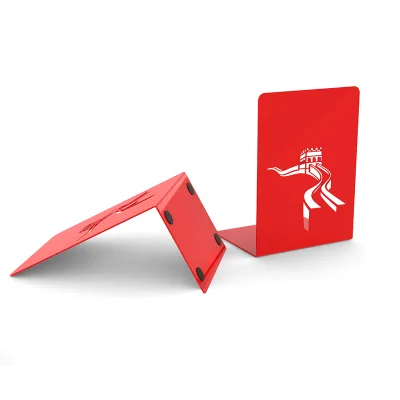 Cute Custom Decorative Metal Bookends Bookstop Organizer Gift for Supporting Your Books