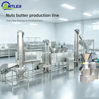 High Efficiency Crunchy Nuts Butter Production Line Tigernuts Butter Making Machine