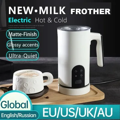 110v 220v 4 in 1 Professional Portable Coffee Stainless Steel Automatic Multi-Functional Milk Frother Steamer Household
