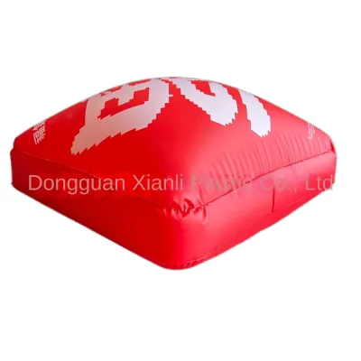Factory Customized Inflatable Lucky Word Pillow PVC Festive New Year Holiday Gifts Outdoor Indoor Inflatable Pillow Ornaments